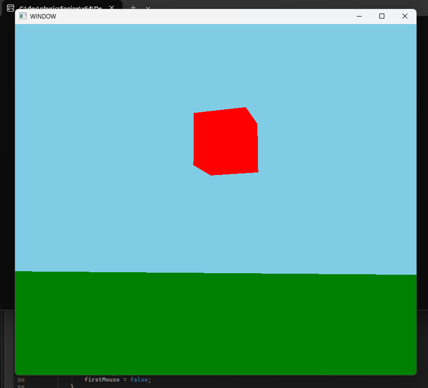 Physics Engine Screenshot